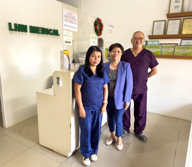 LHN Medical team inside the clinic